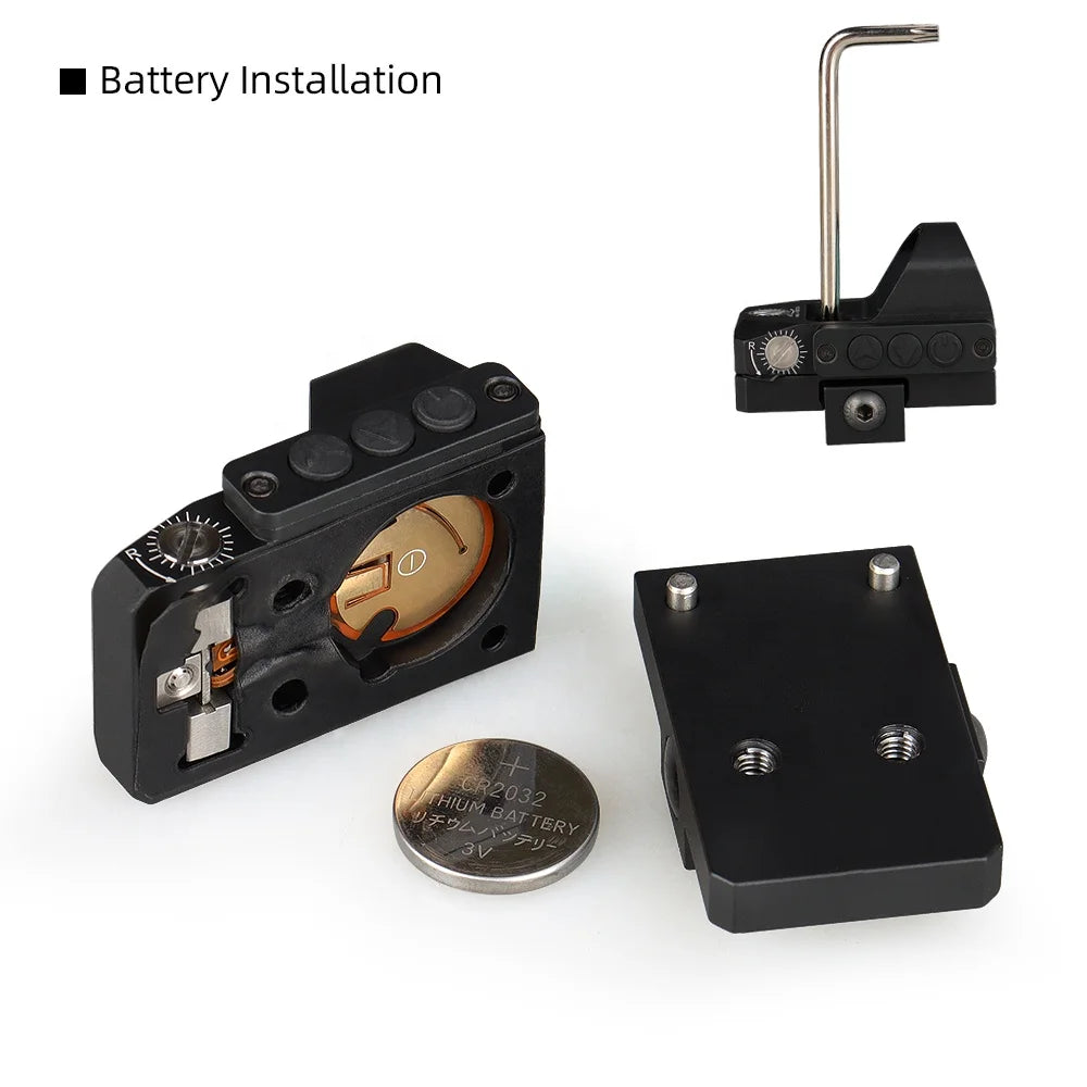 1x22mm Red Dot Scope Optical Newly Upgraded HK2-0131 High-quality Outdoor Dot Reflex Sight