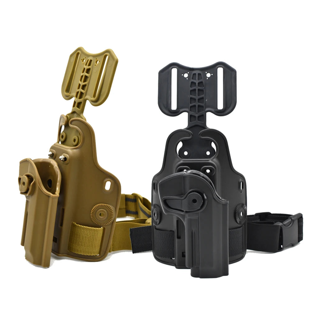 Hunting Pistol Gun Holster for BerettaM9  Tactical Shooting Drop Leg Thigh Holster Belt Clip Case