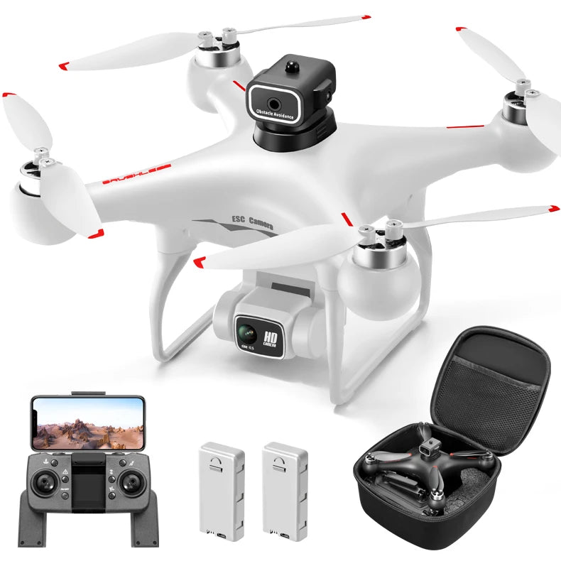 Drone S116 4k 8K Hd Dual Camera Wifi Fpv Drone Professional Uav Obstacle Avoidance Brushless Rc Quadcopter Professionnel Drone