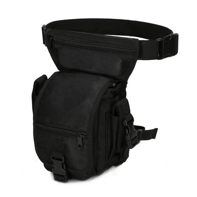 Tactical Drop Leg Bag Men Thigh Waist Fanny Pack Hunting Accessories Molle Gun Bag Hiking Traveling Camping Cycling Thigh Pouch