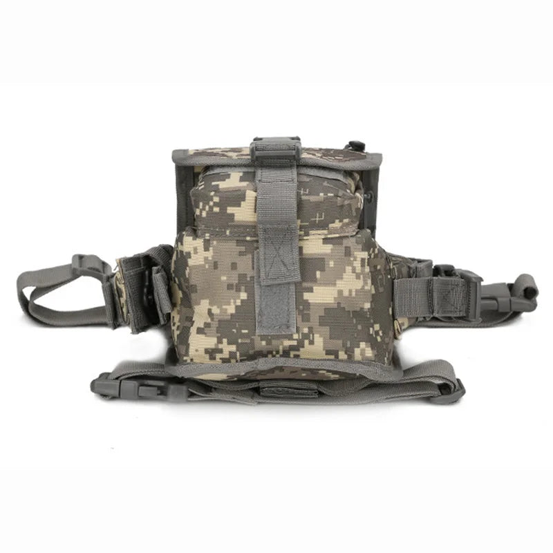 Tactical Drop Leg Bag Men Thigh Waist Fanny Pack Hunting Accessories Molle Gun Bag Hiking Traveling Camping Cycling Thigh Pouch