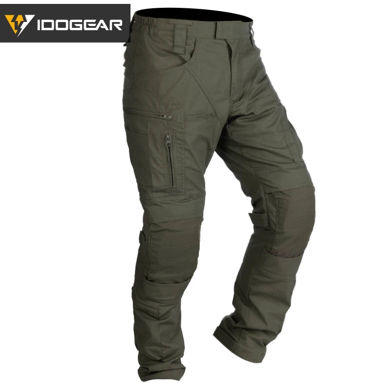 IDOGEAR Combat UFS Pants Tactical Pants w/ Knee Pads Trousers 3209