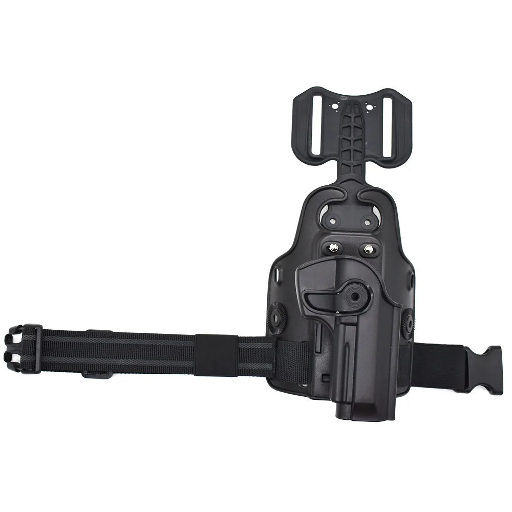 Hunting Pistol Gun Holster for BerettaM9  Tactical Shooting Drop Leg Thigh Holster Belt Clip Case