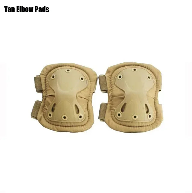 Tactical Knee Pad Elbow CS Military Protector Army Airsoft Outdoor Sport Hunting Kneepad Safety Knee Gear Protective Knees Pads