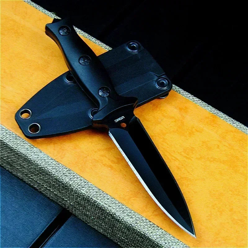 High Hardness Pocket Tactical Knife Fixed Blade Knife Survival Rescue EDC Tool Hunting Knife Military Combat Outdoor Gear