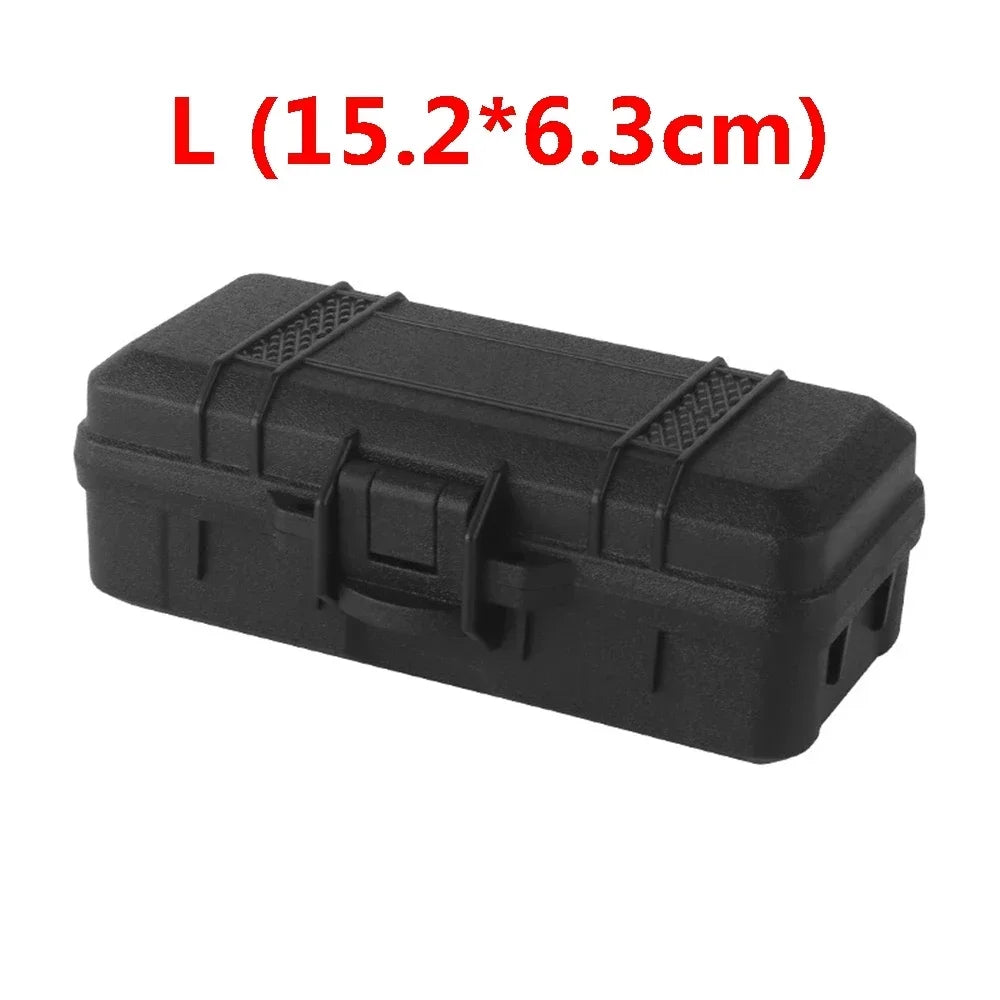Tactical Storage Box Two Size Outdoor Multifunction Versatile Laser Protective EDC Medicine Flashlight Waterproof Storage Case