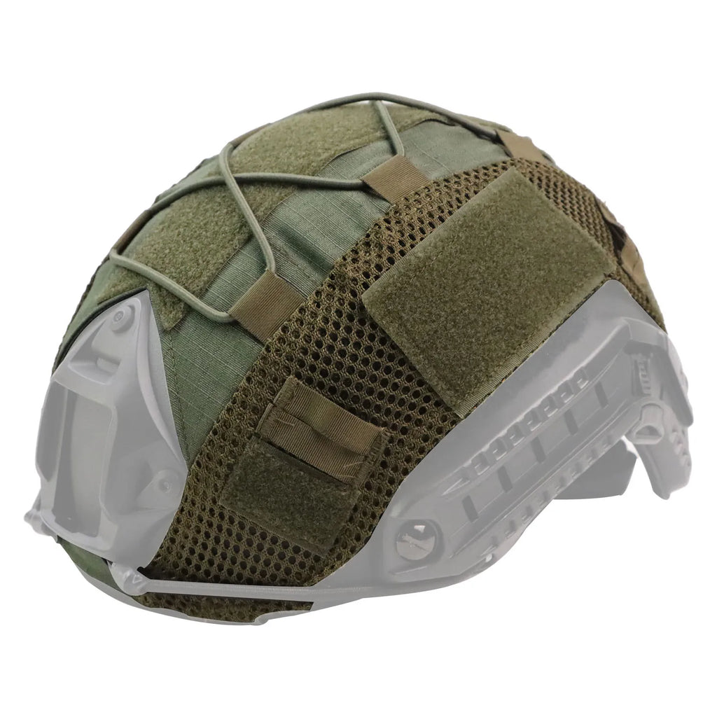 BOOIU Tactical Helmet Cover Fast MH PJ BJ OPS-Core Cloth Helmet Airsoft Paintball Camo Military Helmet Cover with Elastic Cord