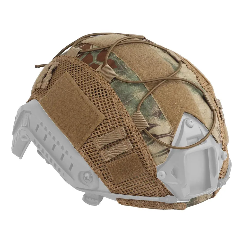 Tactical Helmet Cover for Fast MH PJ BJ OPS-Core Helmet Airsoft Paintball High-cut Helmet Cover camo with Elastic Cord