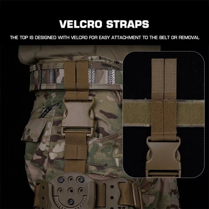 360 Degree Rotating Modular Pistol Holster Adapter Drop Leg Platform Hunting Airsoft Shooting Gear Quick Mount Accessory