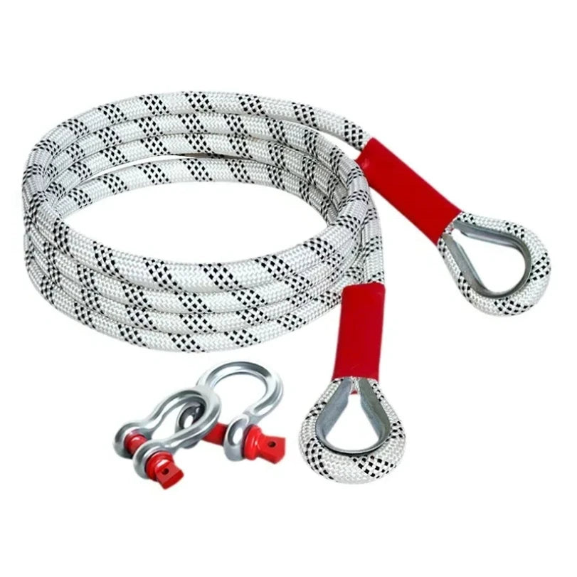 New Car Towing Rope Off-road Vehicle Can Tow 20 Tons of Rescue Rope Upgraded Version Which Is Very Reliable and Wear-resistant