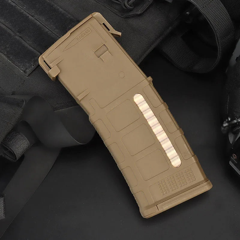 Tactical PMAC magazine model, outdoor equipment can replace the battery shell power display, Type-C interface decoration props