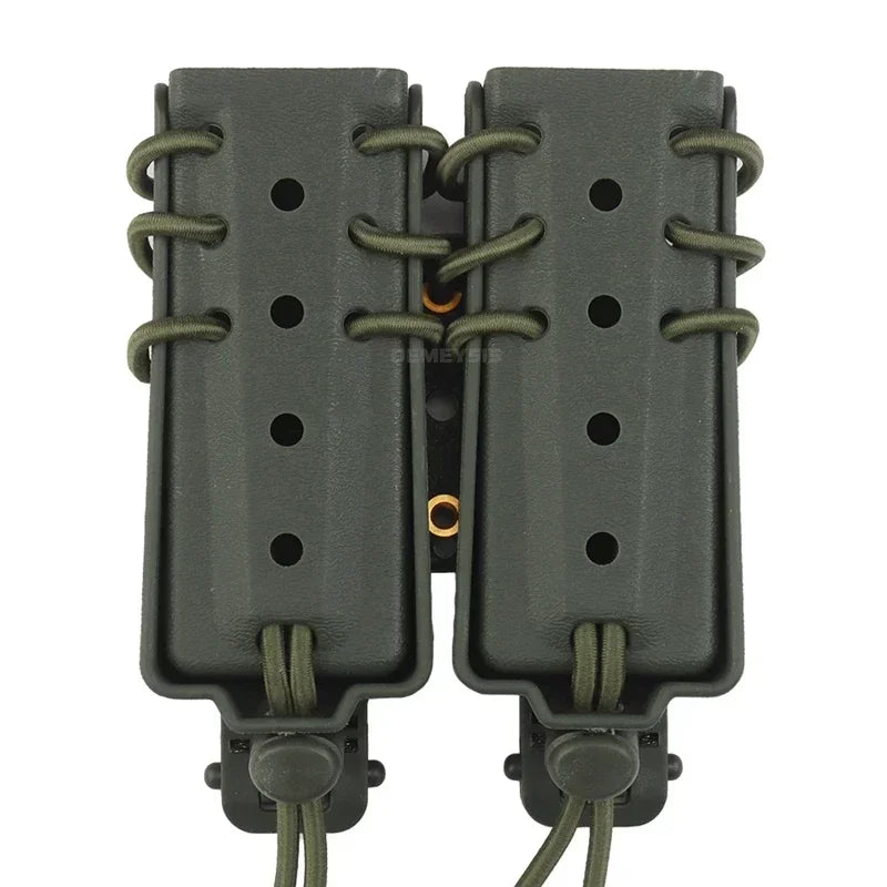 Tactical Magazine Pouches MOLLE 9MM Double Mag Carrier Case Airsoft Shooting Hunting Wargame Mag Holder Pouches