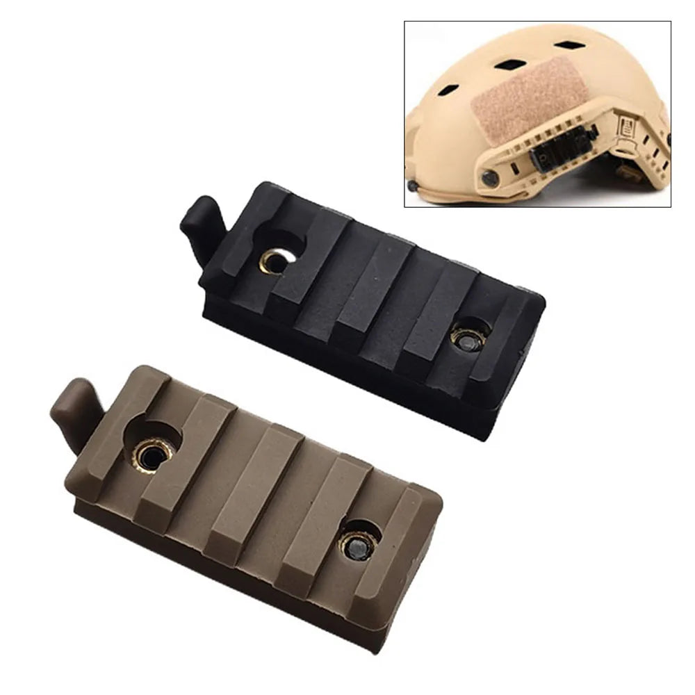 Tactical Helmet Flashlight Set Scout Mini LED Lamp Outdoor Hunting Military Helmet Light Jig Fit FAST Helmet 20mm Rail