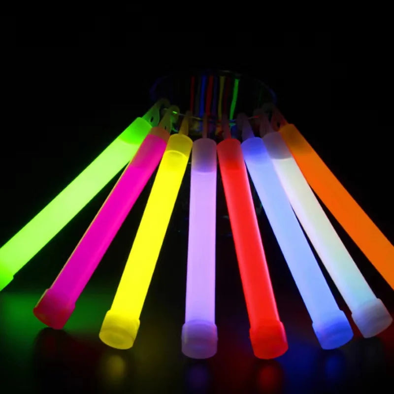 10PCS Ultra Emergency Bright 15CM Glow Sticks 12 Hour Camping Hiking Chem Glow Stick Lights for Parties Blackout Storm Ready Use