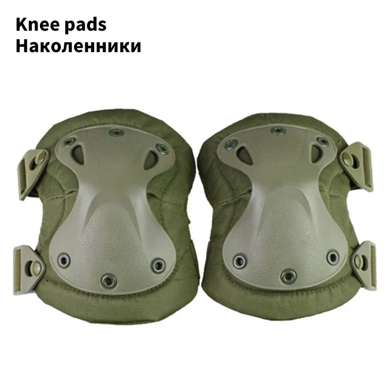 Tactical Knee Pad Elbow CS Military Protector Army Airsoft Outdoor Sport Hunting Kneepad Safety Knee Gear Protective Knees Pads