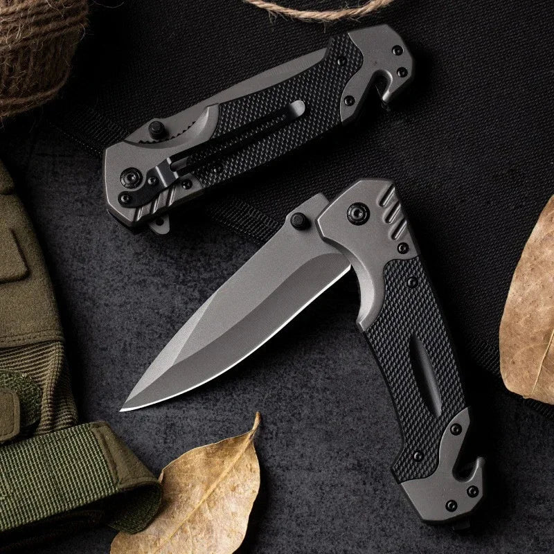 Tactical Folding Knife, Self Defense Survival Pocket Knives, EDC Multitool For Men, Hunting Weapon, Outdoor Camping, Hand Tools