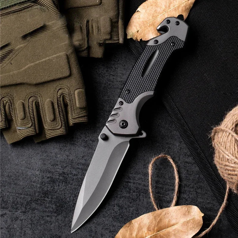 Tactical Folding Knife, Self Defense Survival Pocket Knives, EDC Multitool For Men, Hunting Weapon, Outdoor Camping, Hand Tools
