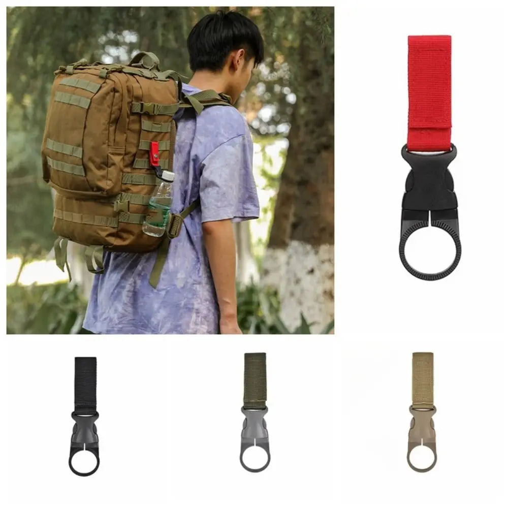 Carabiners Water Bottle Buckle Hook Backpack Buckle Detachable Outdoor Carabiner Tool Key Hook Nylon Webbing Webbing Buckle Hook