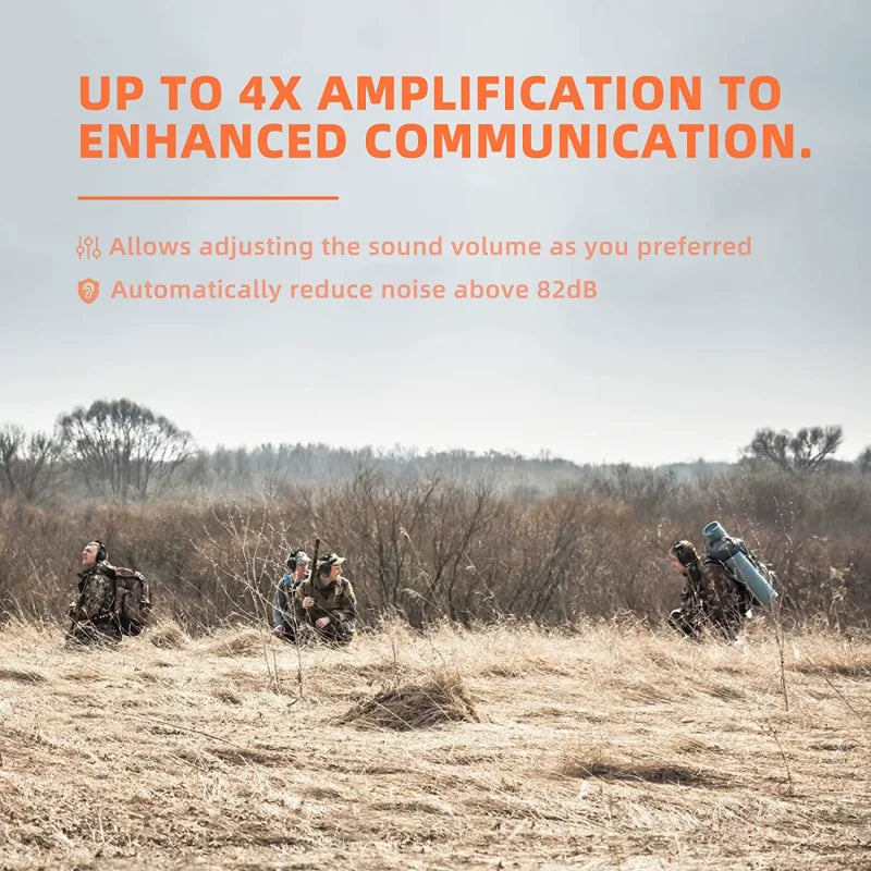 PROHEAR Shooting Electronic Earmuffs Noise Reduction Ear Protection Sound Amplification Hearing Protection For Hunting Gun Range
