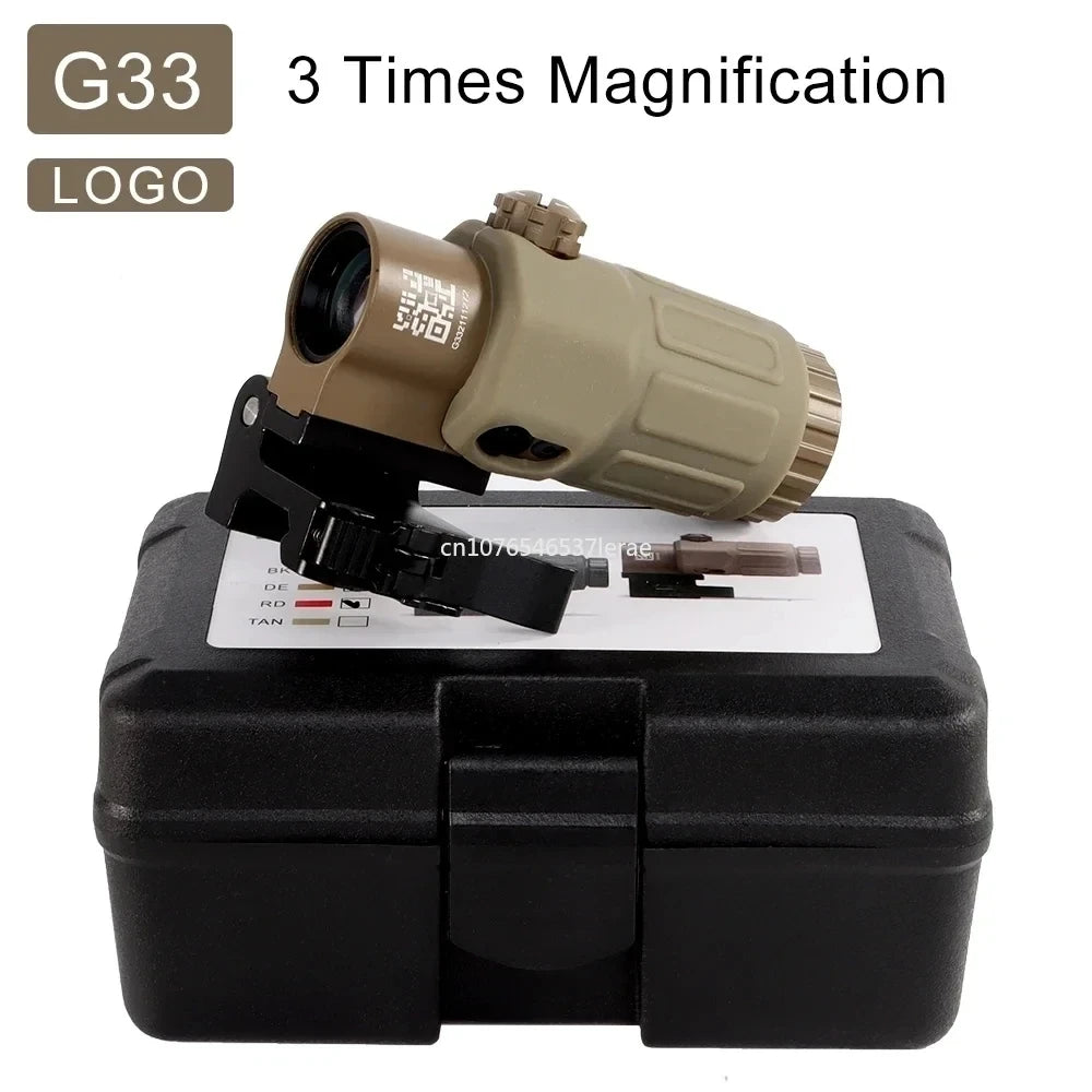 Hot Sale 558 Holographic Collimator Red Dot Sight G43/G33 3X G45 5X Magnifier Airsoft Hunting Gear W/20mm Rail Mounts & QD Lever