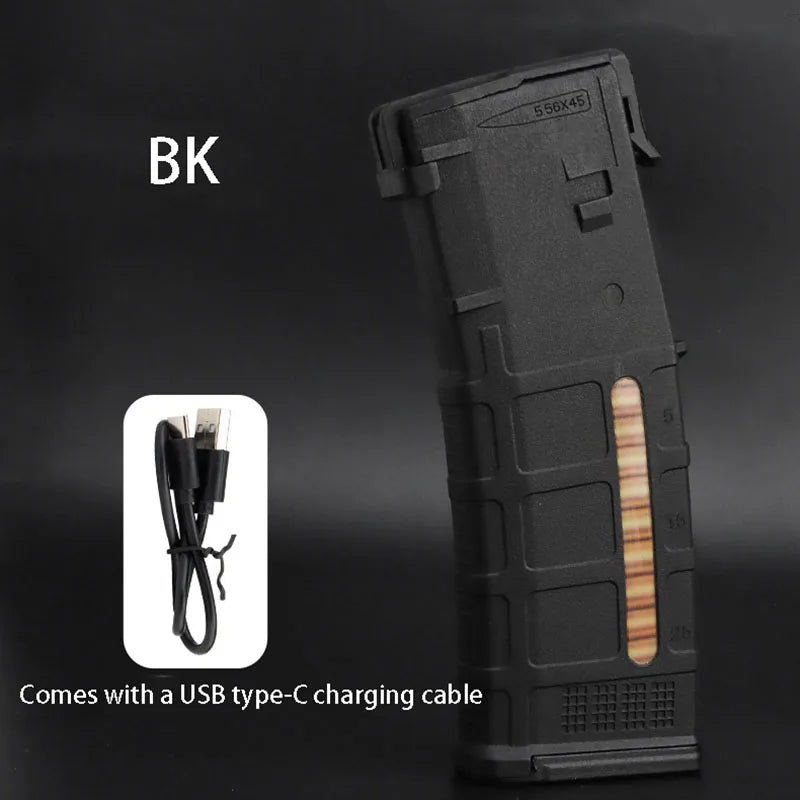Tactical PMAC magazine model, outdoor equipment can replace the battery shell power display, Type-C interface decoration props