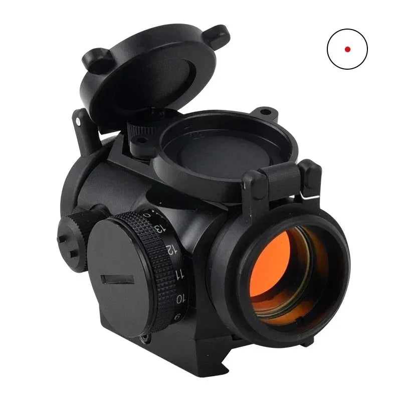 Tactical Green Red Dot Sight Optics Reflex Riflescope Hunting Scopes Fit 11/20mm Rails Rifle for Hunting Firearms & Airsoft
