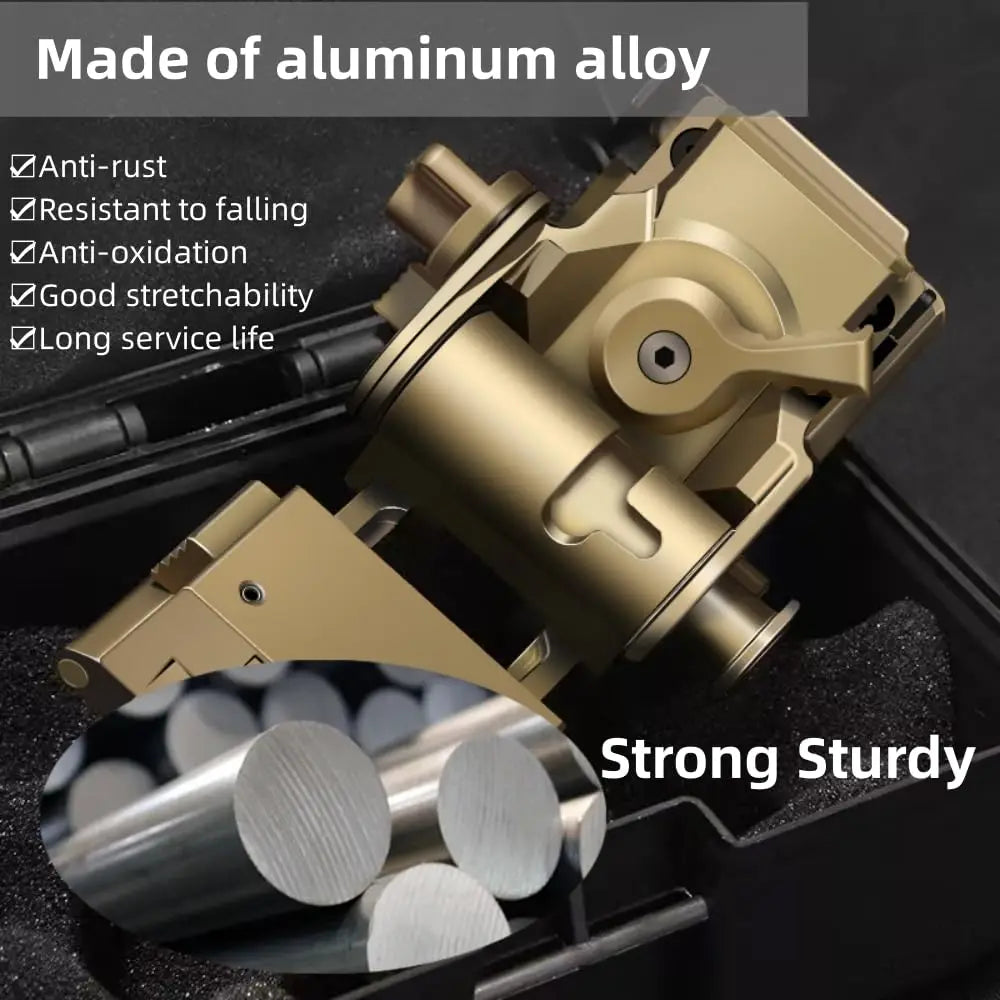 BOOIU NVG Mount PVS14/15/18 G24 Mount Aluminum L4G24 NVG Mount Helmet for Night Vision Goggles NVG Metal Helmet Mount CS Games