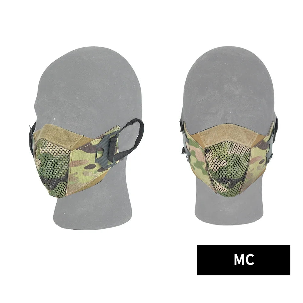 Tactical Face Mask Anti-Fog Dust Huting Equipment Protection Gear  Accessory Airsoft Comfortable Breathable Laser Cut Outdoor