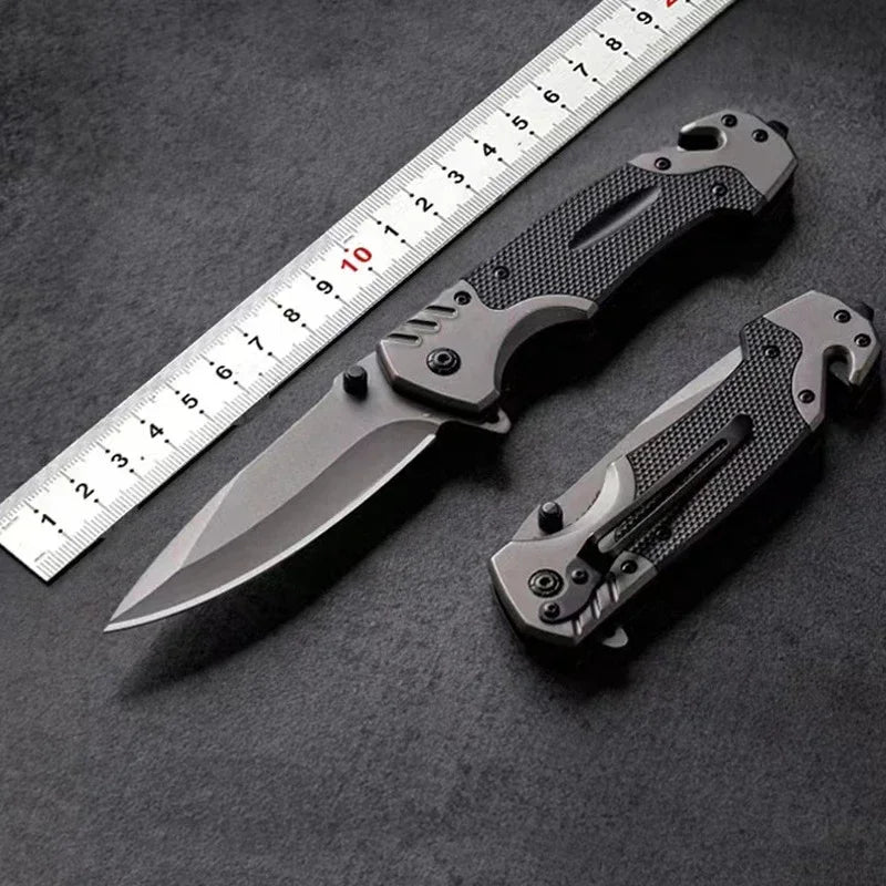 Tactical Folding Knife, Self Defense Survival Pocket Knives, EDC Multitool For Men, Hunting Weapon, Outdoor Camping, Hand Tools