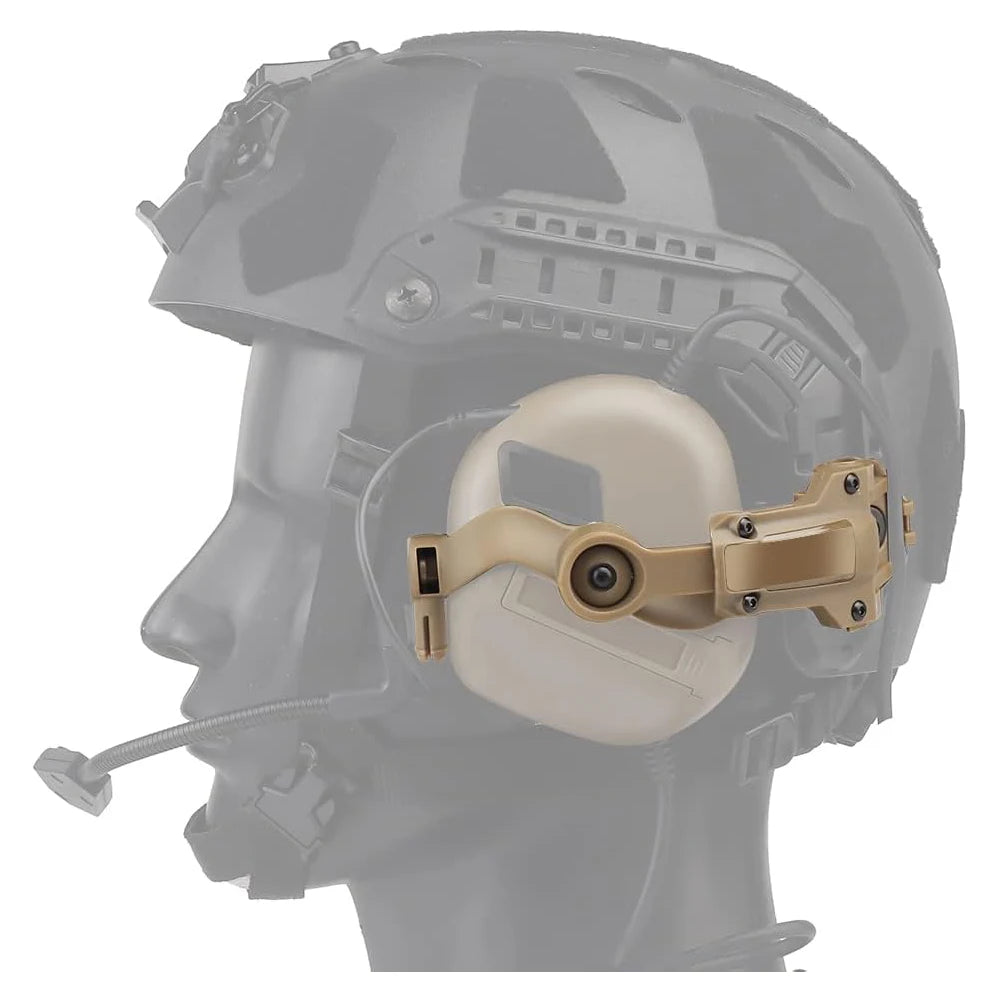 Tactical Headphone Mount EARMOR M32 Rail Mount Bracket Quick Helmet Rail Mount Adapter Suspension Headphone Mount