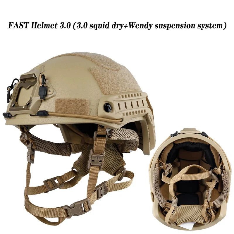 FAST tactical helmet Wendy suspension system 1.5kg fiberglass outdoor activity training safety riot and rapid protection helmet