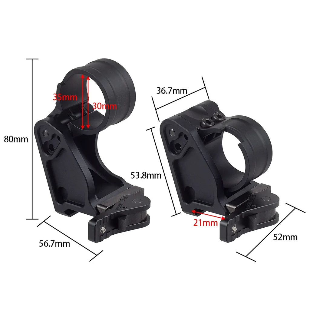 Tactical Unity FTC Mount For G33 G43 Magnifier 3X for Aimpoin T01 T02 Fast Riser Airsoft Rifle Red Dot Sight Scope Mount Hunting