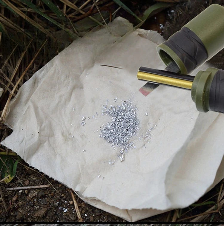 NEW Multi Functional Outdoor Durable Flint Fire Rod with Pointer Camping Car Waterproof EDC Tool