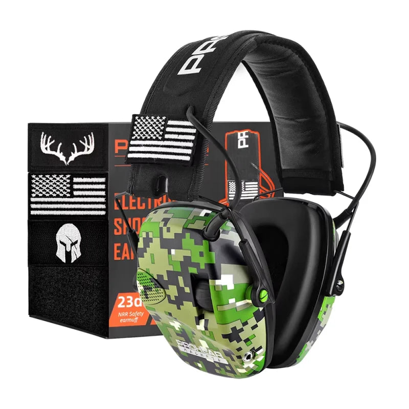 PROHEAR Shooting Electronic Earmuffs Noise Reduction Ear Protection Sound Amplification Hearing Protection For Hunting Gun Range