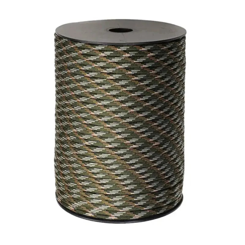 7 Cores 550 Paracord Cord 100M 50M 31M Dia.4mm For Outdoor Camping Survival Lanyard Parachute Rope Hiking Tent Accessories DIY