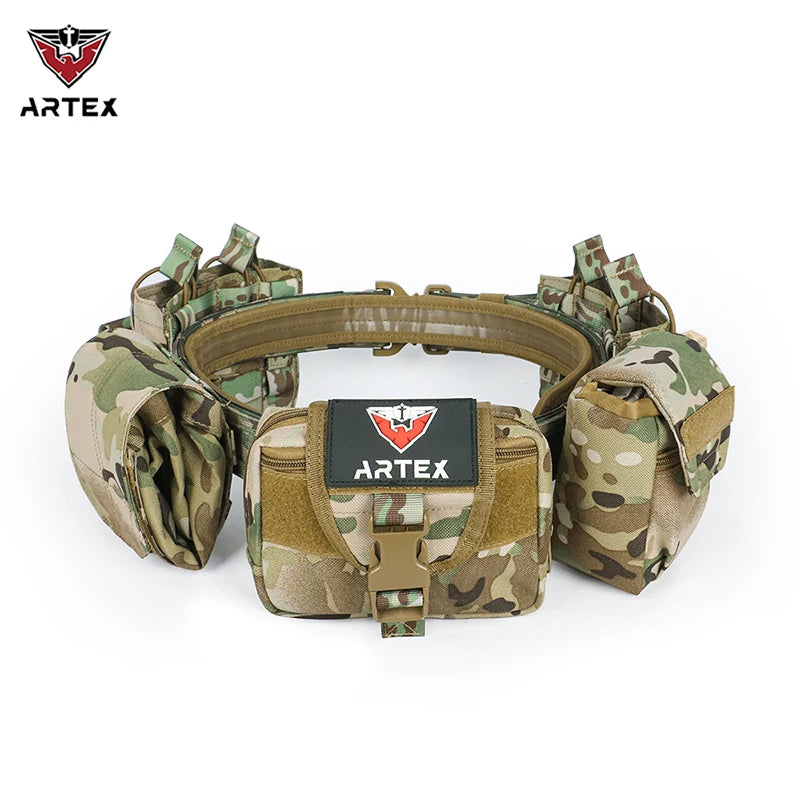 Tactical Waist Bag Hunting Tactical Battle Belt Sets Duty Belts Law Enforcement Airsoft Utility Belt with Accessories Pouches