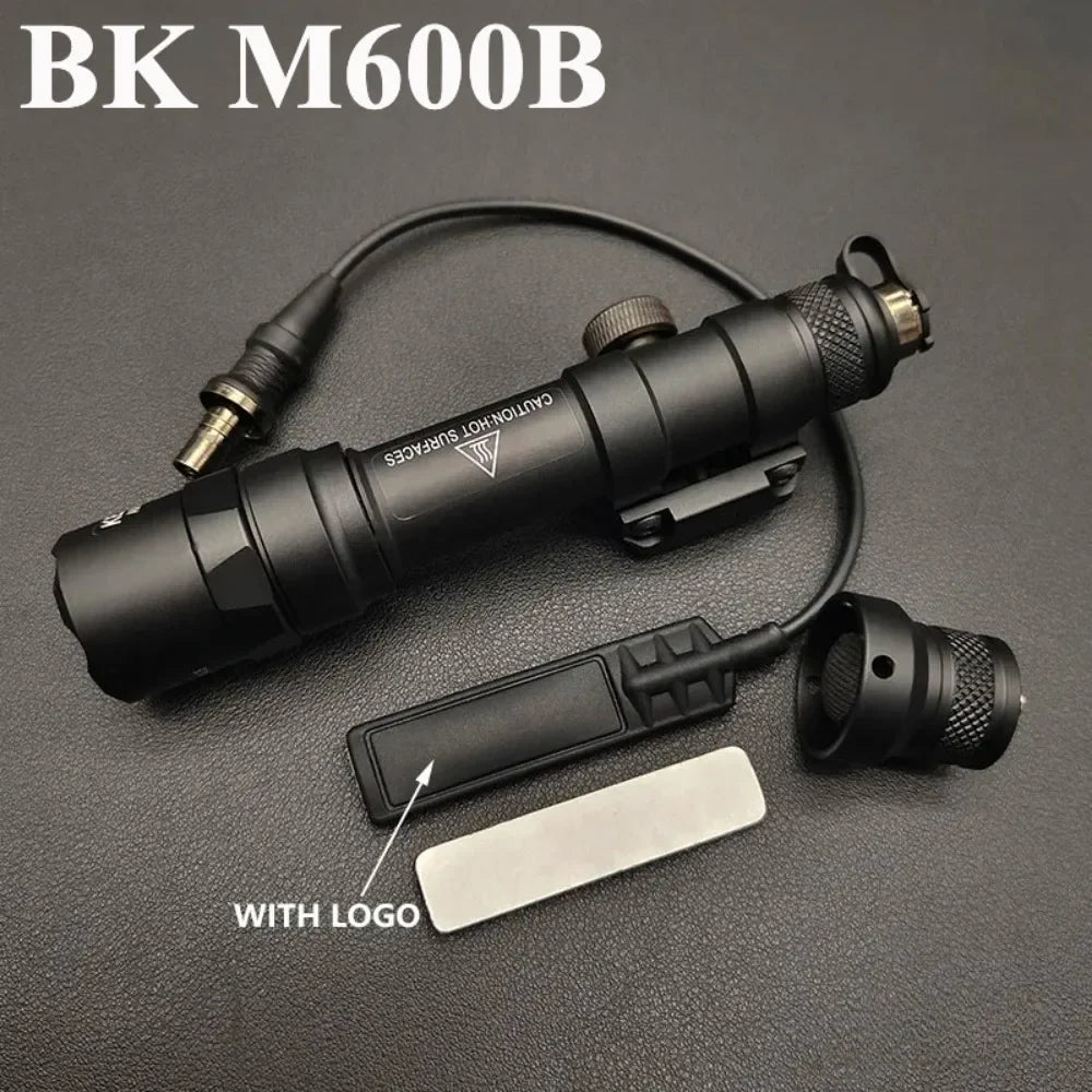 Tactical SF M300B/M600B Airsoft LED Flashlight Mount Base Weapon Rifle Light with ModButton Switch Scout Torch Outdoor Hunting