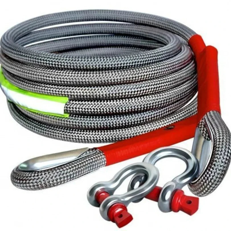 New Car Towing Rope Off-road Vehicle Can Tow 20 Tons of Rescue Rope Upgraded Version Which Is Very Reliable and Wear-resistant