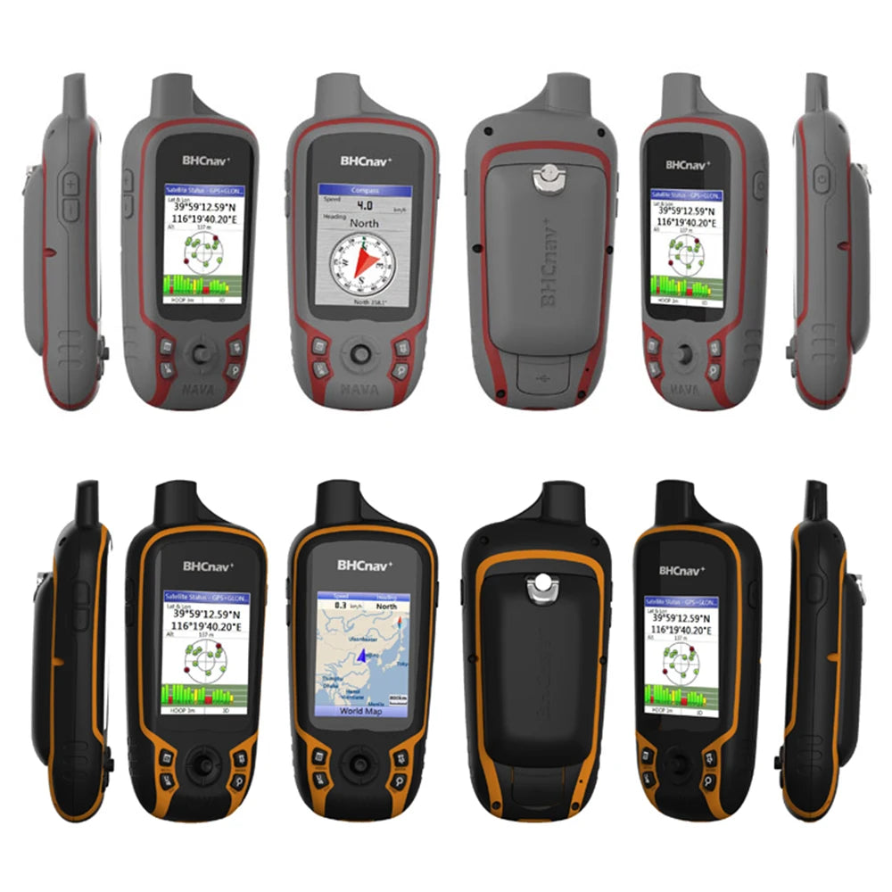 MIni Handheld GPS GLONASS with Waypoint Route Track Trip Map  for Sailing track position marker Hand Help Satellite Navigation