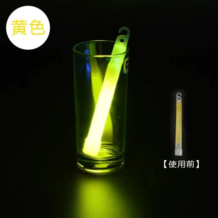 10PCS Ultra Emergency Bright 15CM Glow Sticks 12 Hour Camping Hiking Chem Glow Stick Lights for Parties Blackout Storm Ready Use