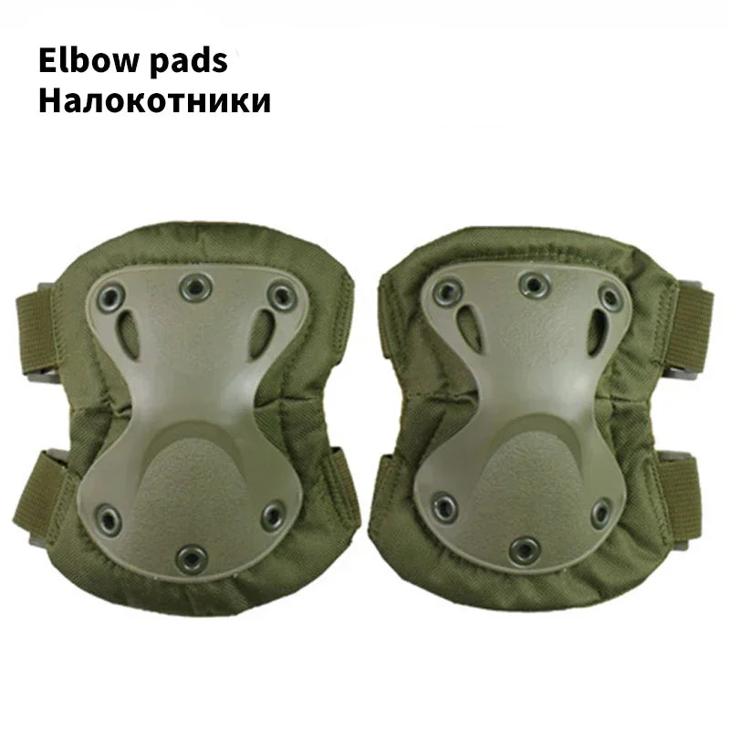 Tactical Knee Pad Elbow CS Military Protector Army Airsoft Outdoor Sport Hunting Kneepad Safety Knee Gear Protective Knees Pads