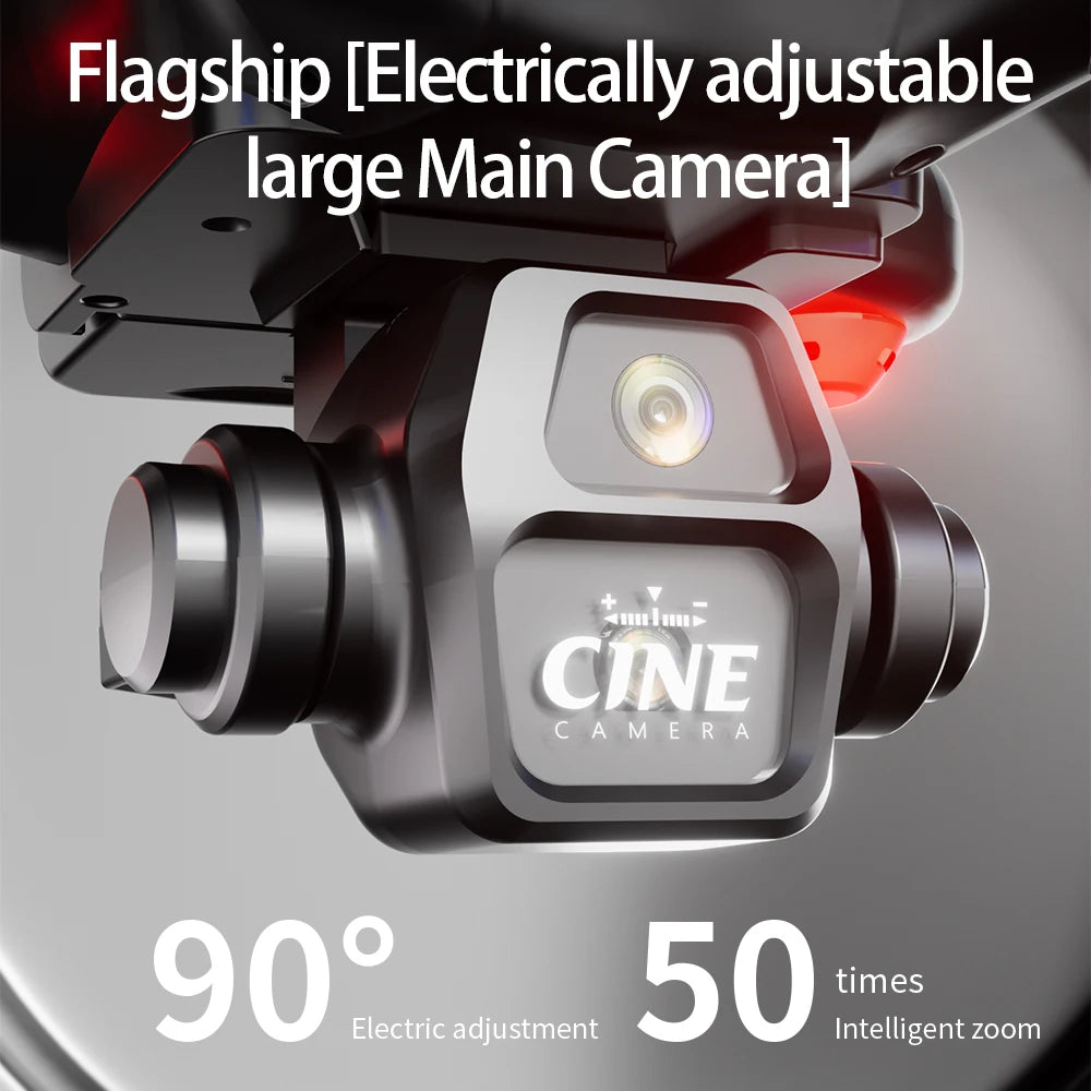 E55 Brushless Drone 8k Hd Dual Camera Aerial Photography With Screen Control Optical Flow Positioning Obstacle Avoidance