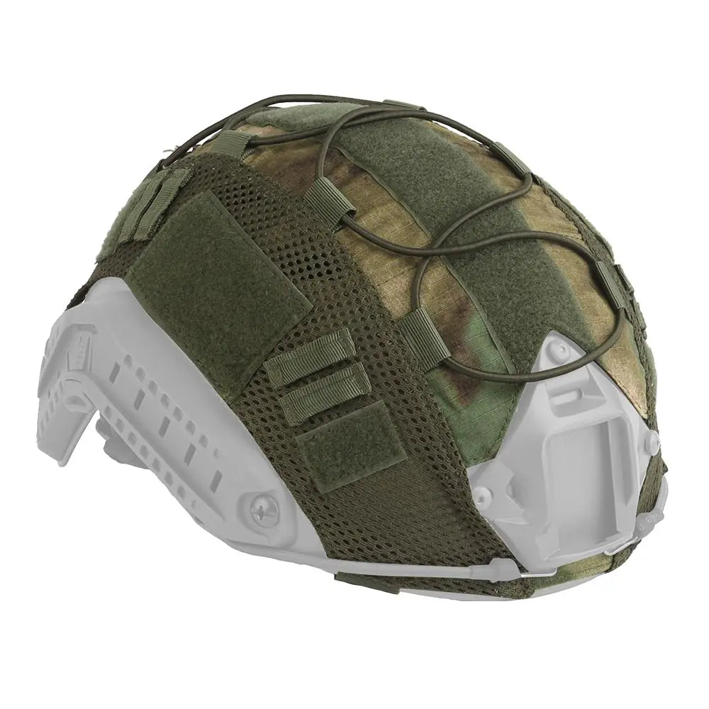 Tactical Helmet Cover for Fast MH PJ BJ OPS-Core Helmet Airsoft Paintball High-cut Helmet Cover camo with Elastic Cord