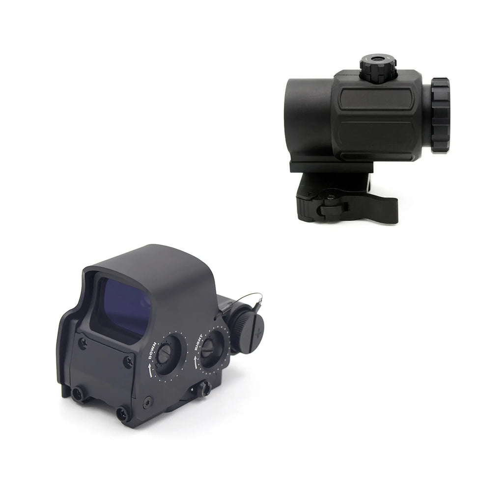 558 G43 G33 Holographic Collimator Sight Red Dot 3X Magnifier Quick Detachable Scope for Hunting Riflescope
