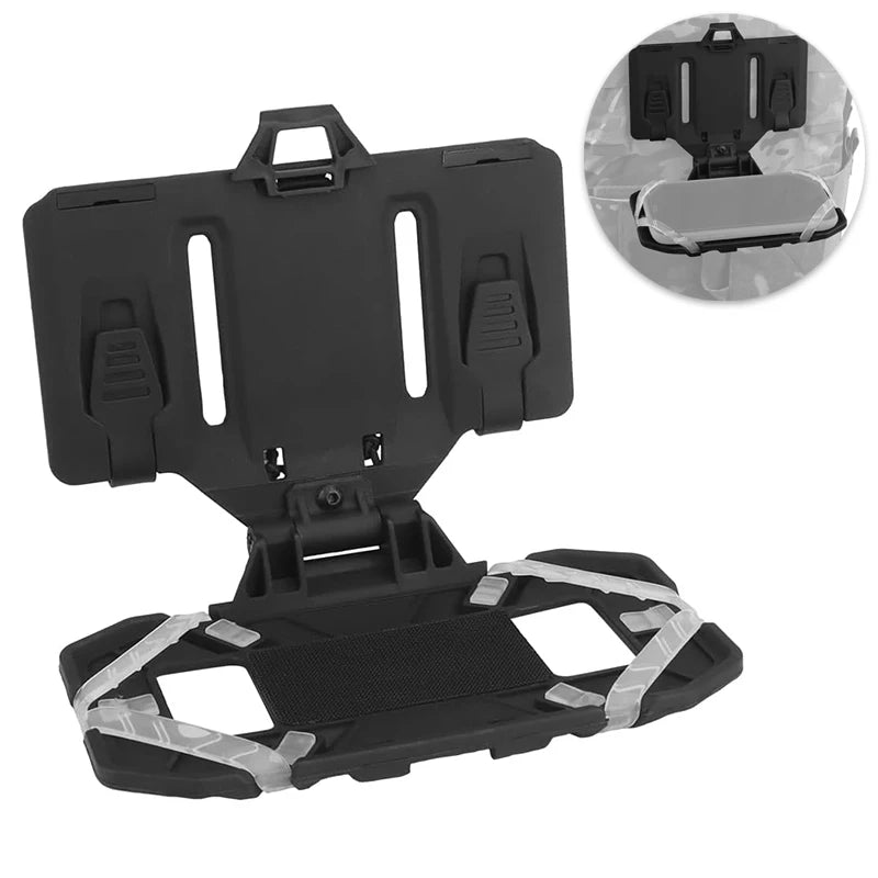 Foldable Navigation Phone Holder Board Tactical Plate Carrier Vest Attachments Universal Phone Chest Mount for Screen  Molle New