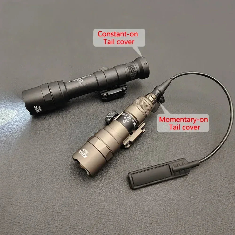 Tactical SF M300B/M600B Airsoft LED Flashlight Mount Base Weapon Rifle Light with ModButton Switch Scout Torch Outdoor Hunting