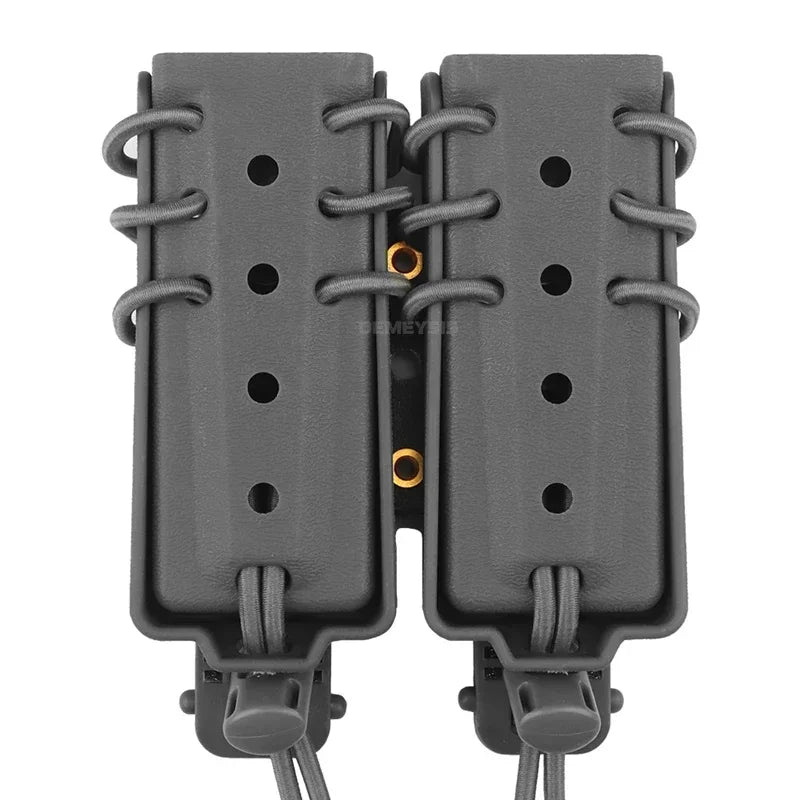 Tactical Magazine Pouches MOLLE 9MM Double Mag Carrier Case Airsoft Shooting Hunting Wargame Mag Holder Pouches
