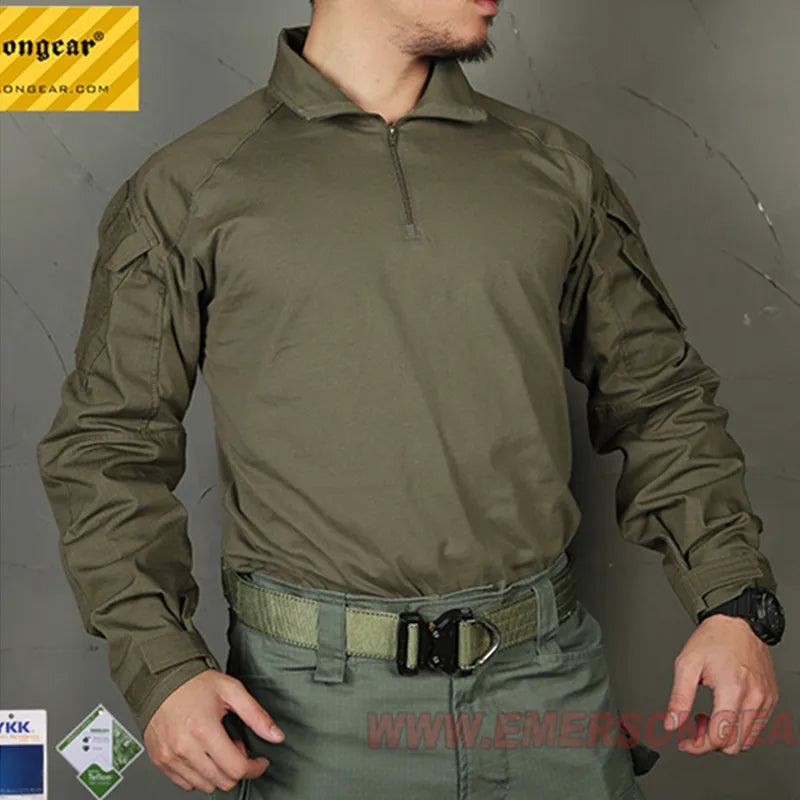 Emersongear G3 Upgraded Version Combat Tactical Shirt&Pants Uniform Sets Mens BDU Sports Slim Fit Duty Tops Genuine RG