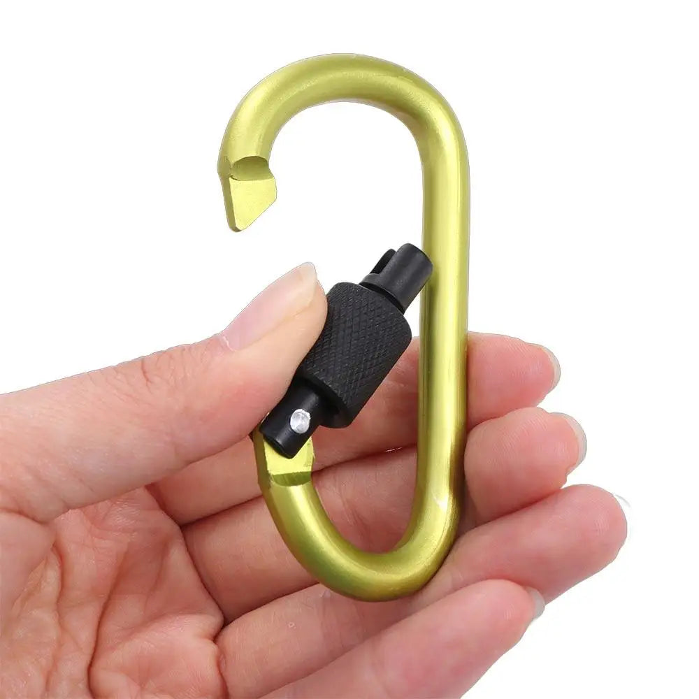 Carabiner Keychain Mountaine Carabiner Camping Karabiners Tourist Hooks Carabiner Clip Water Cup Buckle Fishing Carbin Buckle
