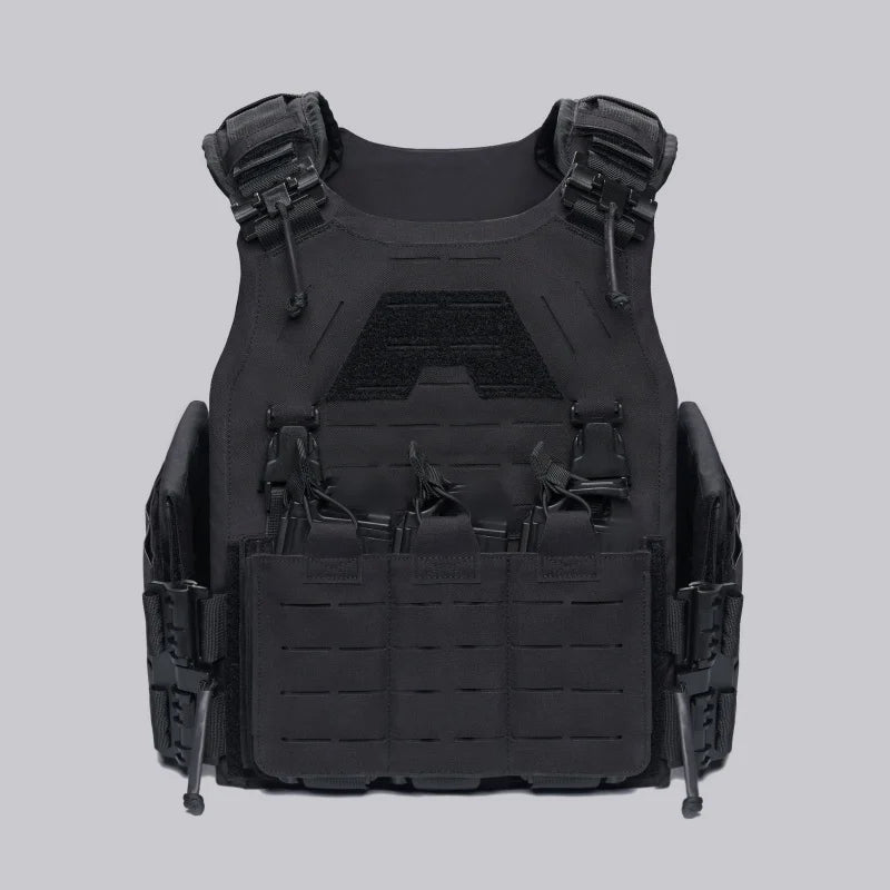 TACOWL Tactical Vest Airsoft Lightweight Modular 3D Breathable Quick Release Vest, Adjustable Tactical Gear for Training